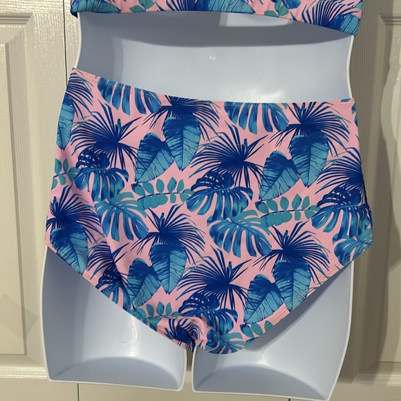 Jasambac Womens Bikini Cut-out Padded Swim Top + Bottom Swimwear XL - Picture 6 of 10